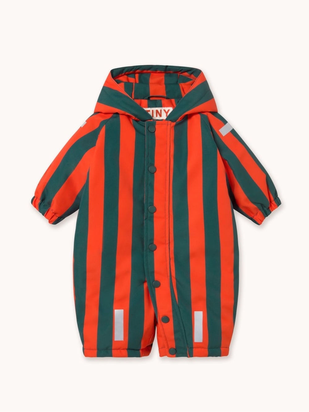 NWT Tinycottons Stripes Snow One-Piece Size 6M